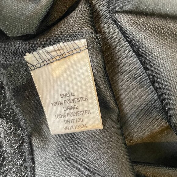 Xhilaration Size S Black Ruffle and Lace Dress Sleeveless Mini Lined - Picture 12 of 13